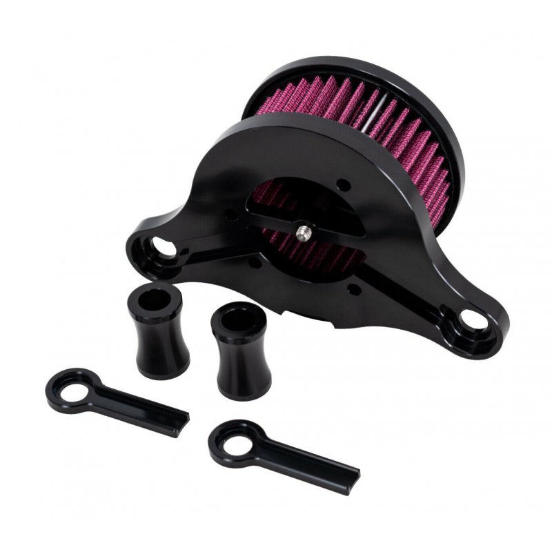 Professional Ribbed Air Cleaner Kit Intake Filter Kit 