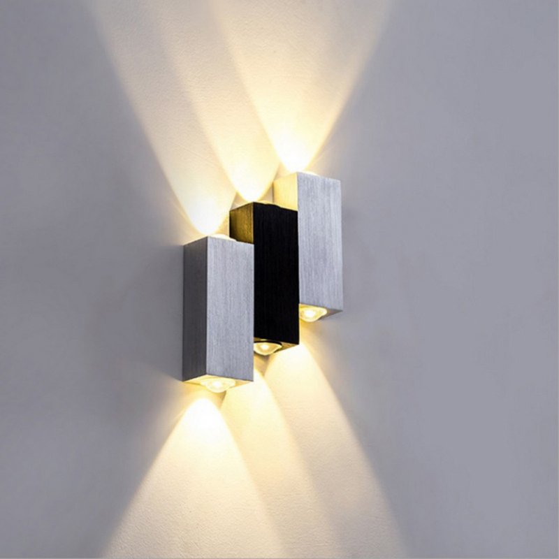 6w Led Wall Lamp 120 Degrees Modern Design Bedroom Bedside Lights For Garden Street Balcony Decor 