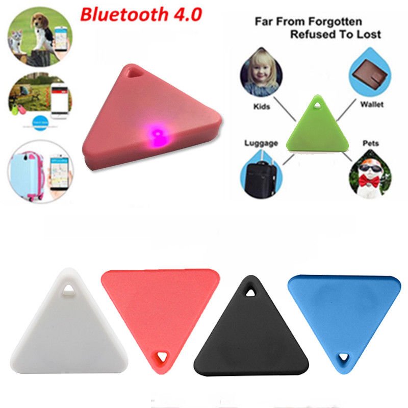 Portable GPS Mini Tag Smart Tracker Bluetooth Wallet Key Finder Locator Alarm for Pet Child blue