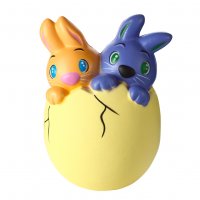 US Thinkmax Kawaii Soft Scented Squishies Jumbo Slow Rising Easter Rabbit Squishy Toys Stress Relief Squeeze Toy