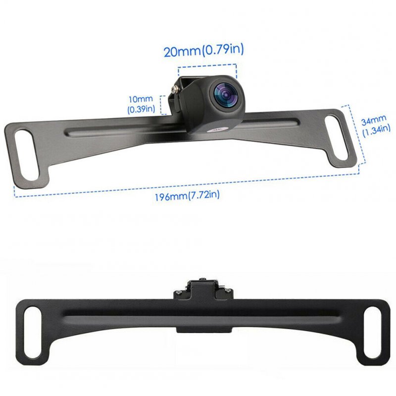 Wireless Car License Plate Reversing HD Night Vision Backup Camera Waterproof Camcorder 