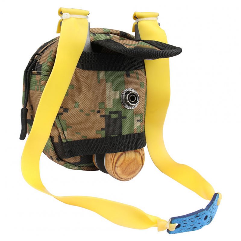 Slingshot Pouch Portable Steel Balls Storage Bag Utility Gadget Gear Pack Buckle Zipper Waist Bag For Camping 