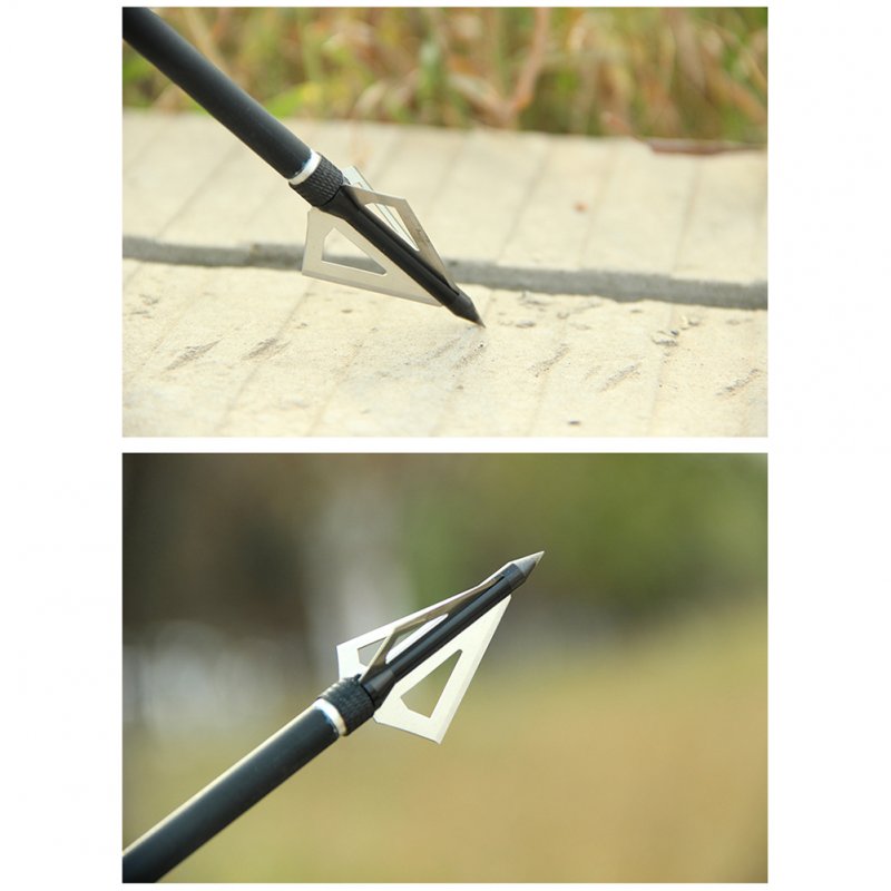 12pcs Outdoor Arrowhead With Storage Box Composite Recurved Glass Fiber Pure Carbon Mixed Carbon Archery Arrow Tips 