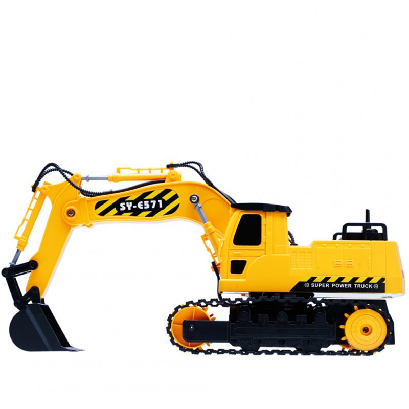 1:26 2.4GHz Wireless Electric Remote  Control  Excavator  Toys Simulation Engineering Vehicle Model Children Boys Birthday Gifts 