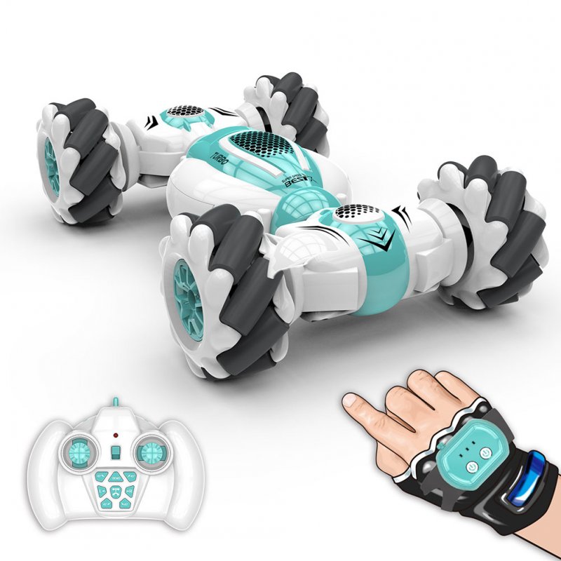 Children Remote Control Climbing Car Electric Charging Gesture Induction Lateral Deformation Twist 4-wheel Drive Drift Stunt Car 