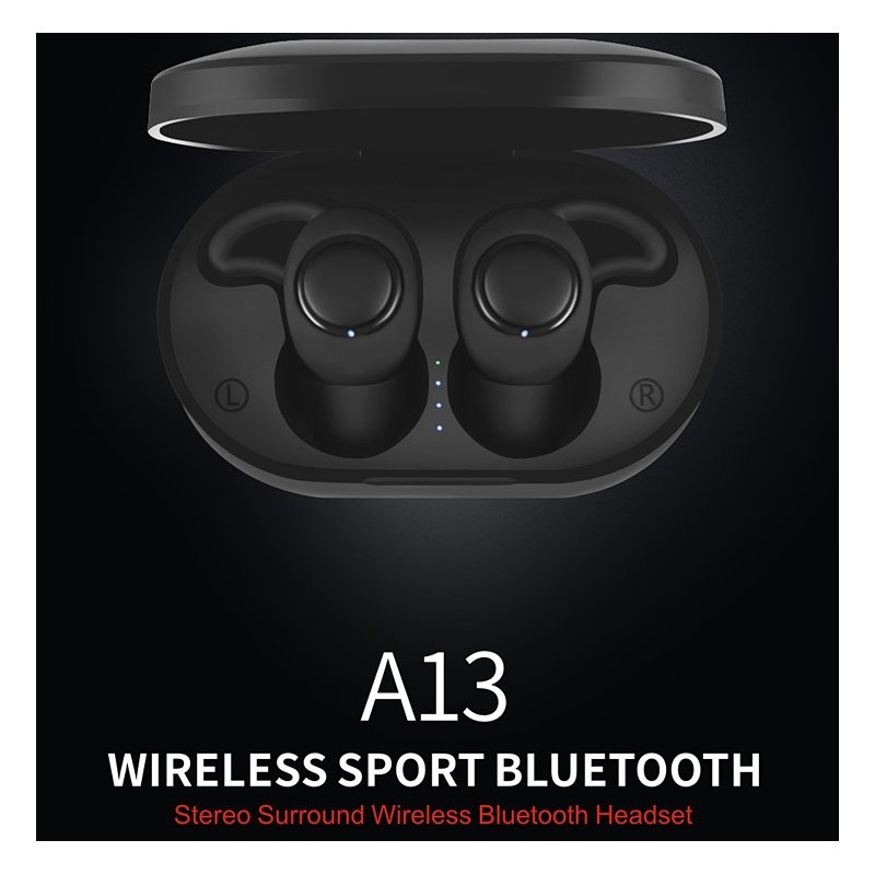 A13 TWS Wireless Earphone Bluetooth 5.0 Stereo Waterproof Noise Reduction Earbuds In Ear Headset 