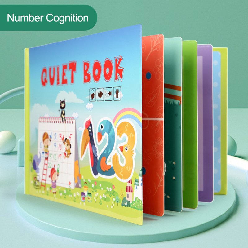 Busy Book For Kids Autism Sensory Educational Toys Preschool Early Learning Toys Book For Boys Girls Gifts 
