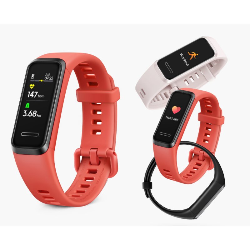 Original HUAWEI Band 4 Smart Sport Watch Plug and Charge Watch Faces Heart Rate Health Monitor Touch Screen 
