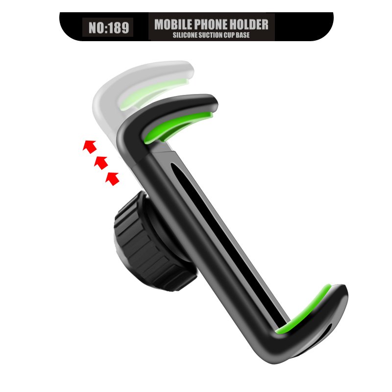 Vehicle Phone Bracket 360 Degree Adjustable Foldable Silicone Suction Windshield Lazy Cellphone Holder 