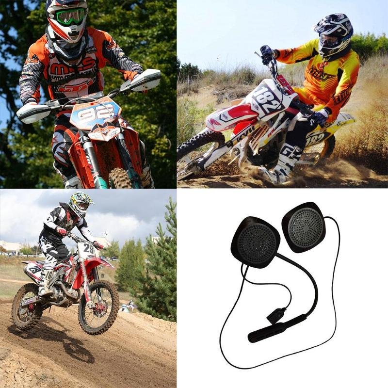 Motorbike Intercom Bluetooth Headphone Motorcycle Bluetooth Helmet Headset 