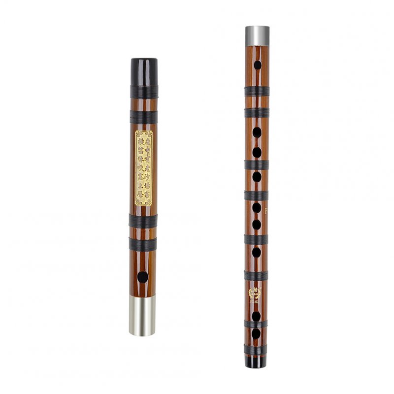 Bamboo Flute Dizi Traditional Handmade Chinese Musical Instrument Vintage Dizi With Membrane Cloth Box 