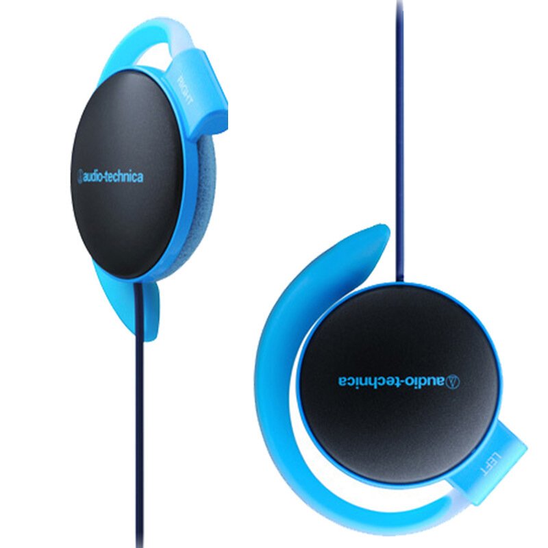 Original Audio-Technica ATH-EQ500 Wired Earphone Music Headset Ear Hook Sport Headphone Surround Bass For Xiaomi Huawei Oppo Etc Red