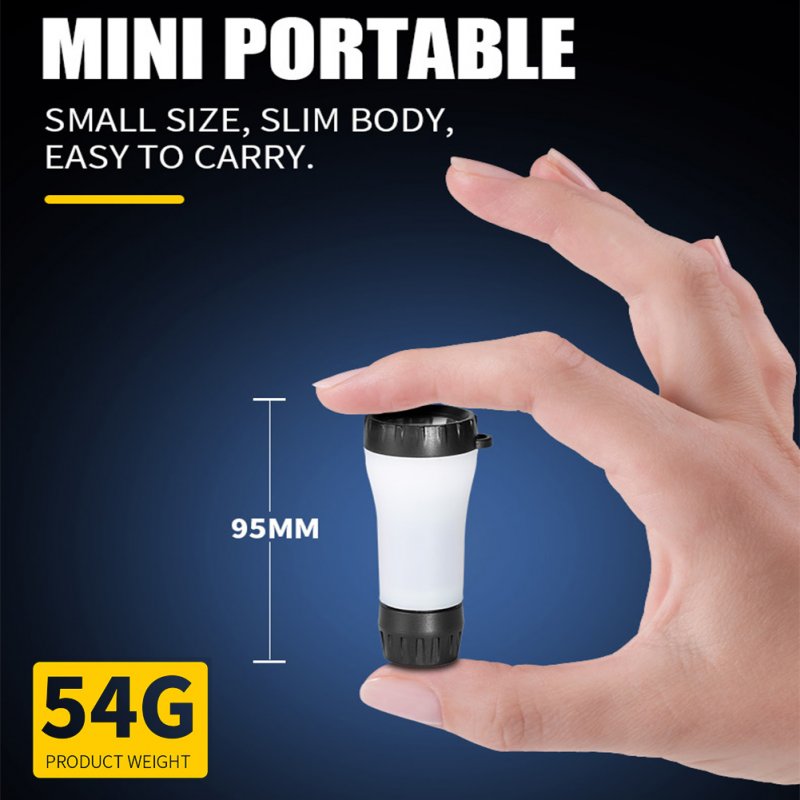 Mini Portable Flashlight Camping Light Usb Charging Tent Lamp Emergency Light for Outdoor Fishing Mini Camping Light