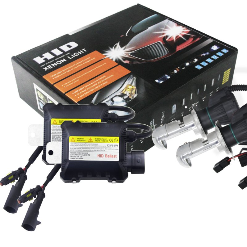 2pcs 55W H4 HID Bi-Xenon HI/LOW Headlight Bulbs Conversion KIT 3000-12000K