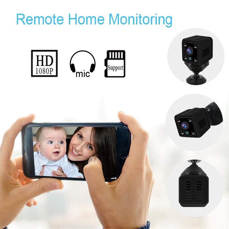 Small Mini Wifi Camera IP Wireless 1080P HD P2P Video CCTV Nanny Body Cam Home Security World Vision Monitor 