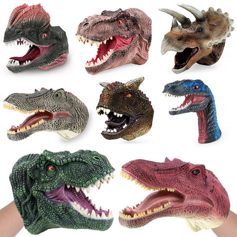Children Simulation Dinosaur Sea Animal Puppet Science Education Cognitive Puzzle Gloves Model Interactive Toys 