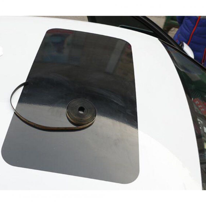 PVC Glossy Car Roof Vinyl Film Stickers Simulation Panoramic Sunroof Protective Film Covers 78 * 38CM