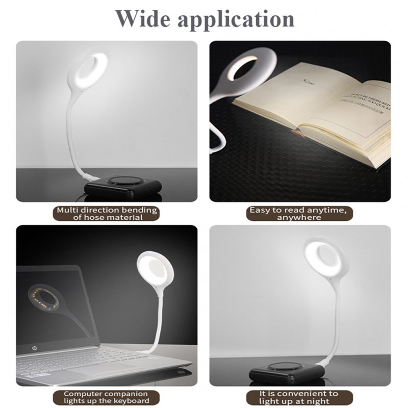 Mini Led Desk Lamp 3 Modes Portable Usb Intelligent Voice Control Eye Protective Night Light Table Lamp