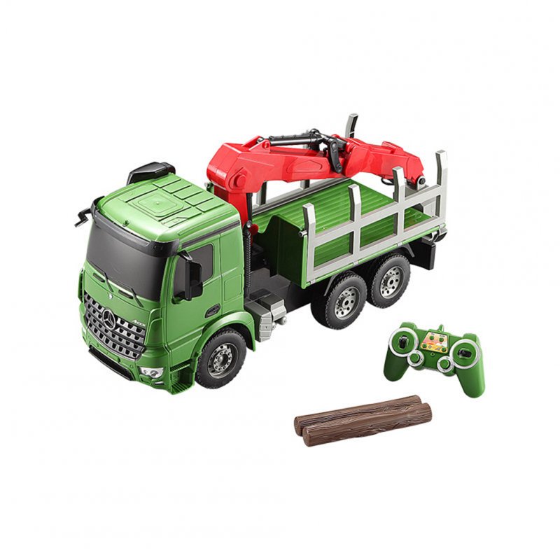 1:20 2.4ghz Six-way Remote  Control  Lifting  Transporter  Toys Simulated Crane Engineering Vehicle Model Holiday Gifts For Boys Children