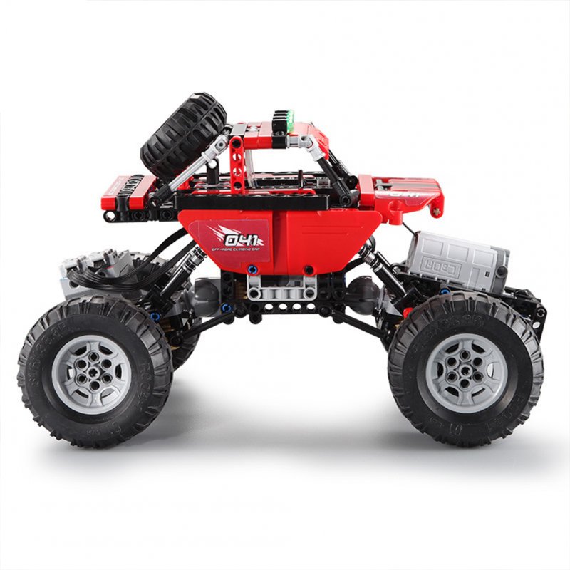 Building Blocks Remote  Control  Car  Toys Suspension System + High-horsepower Motor Climbing Off-road Vehicle Model Gifts For Kids 