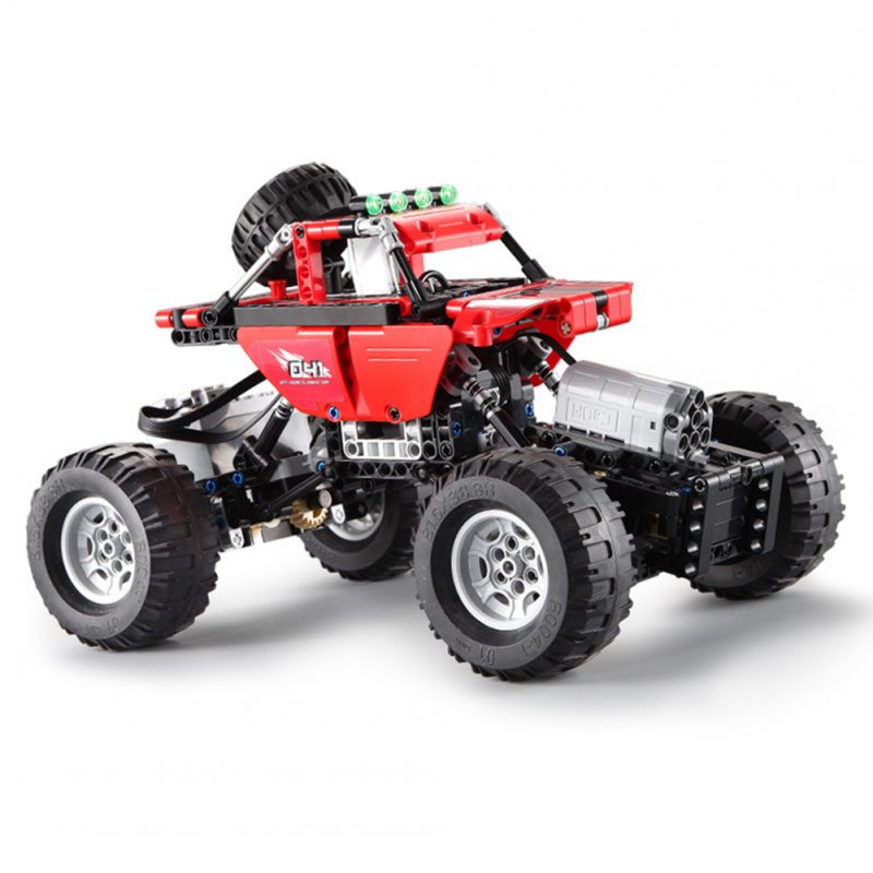 Building Blocks Remote  Control  Car  Toys Suspension System + High-horsepower Motor Climbing Off-road Vehicle Model Gifts For Kids 