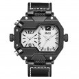 Oulm HP3878 Stylish Men Quartz Watch White
