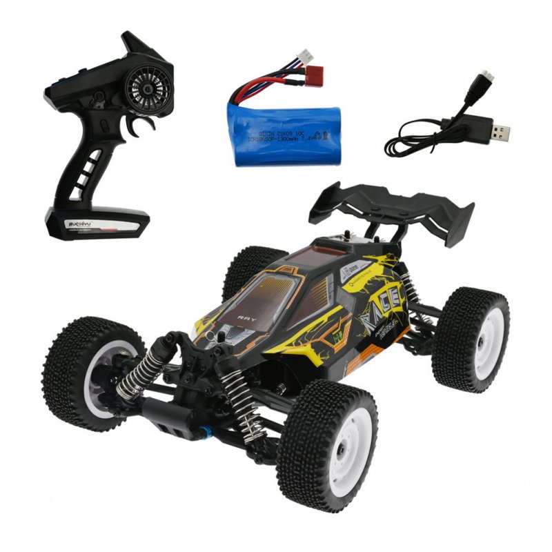 1:16 Scy16201 2.4ghz Remote Control Racing Car 35km/h High Speed 4wd Brushed Motor Off-road Vehicle Toys Green