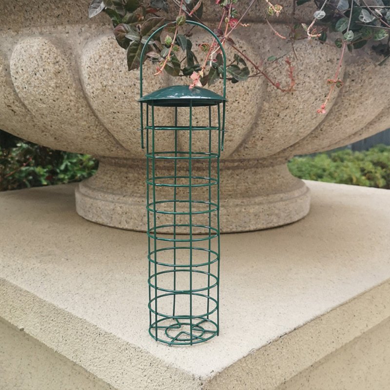 Outdoor Bird Feeder Iron Wire Hanging Bird Feeder Bird Supplies Outdoor Tree Decoration