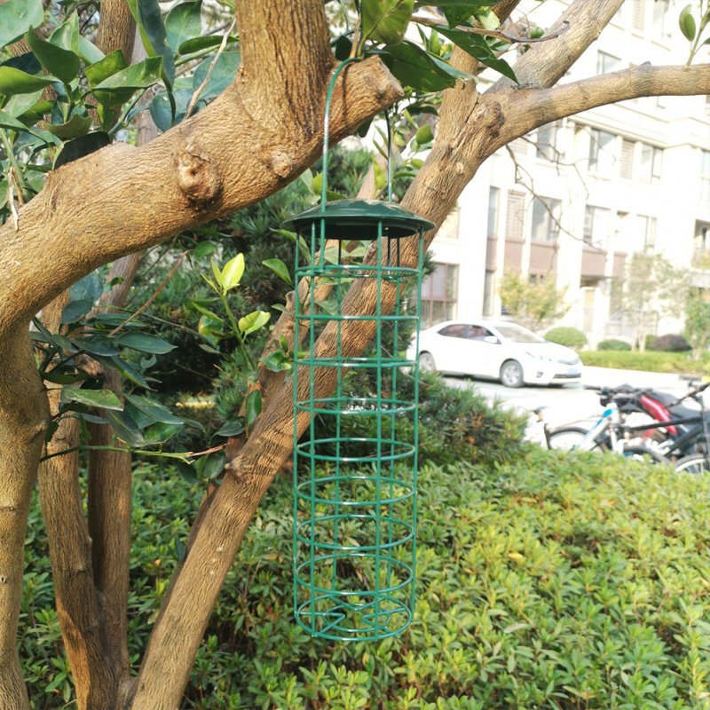 Outdoor Bird Feeder Iron Wire Hanging Bird Feeder Bird Supplies Outdoor Tree Decoration