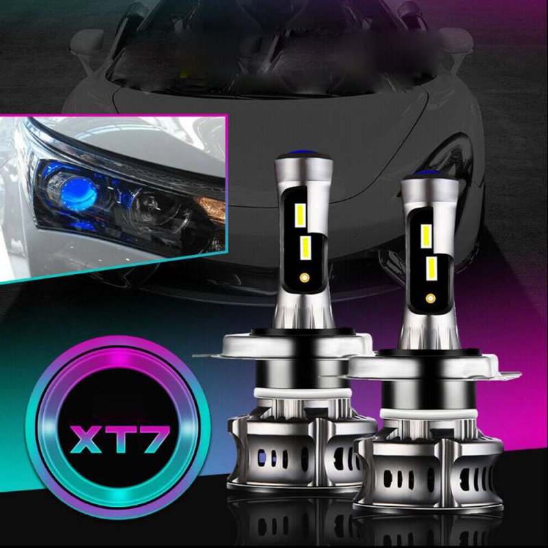Car LED Headlight  XT7 Large-Sized LED Lamp Demon Eyes Running Lamp Retrofit  H4 H7 H11/H8  9005 9012 90