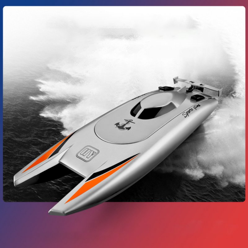 2.4g Remote Control Boat High Speed Yacht Children Racing Boat Water Toys for Children Birthday Gifts 