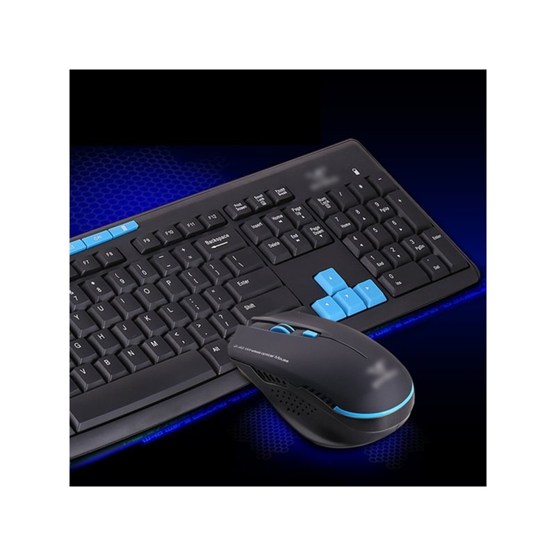 2.4G Wireless Gaming Gamer Keyboard Mouse Kit for Desktop Pc Laptop Hk3800 