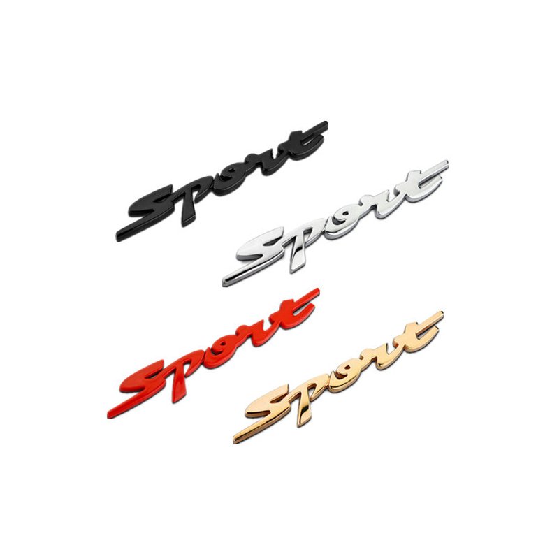 Car Sticker 3D Sport Emblem Racing Car Sticker Badge Door Side Logo Adhesive Tail For Trunk Cars Car Styling Accessories 