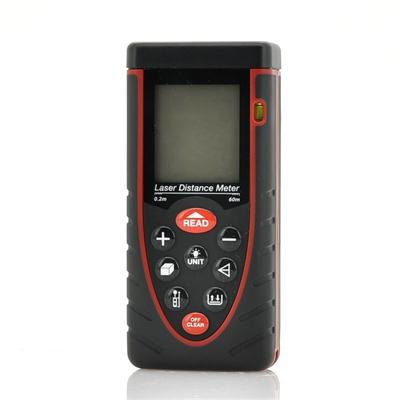 60 Meter Range Hand-Held Laser Distance Meter