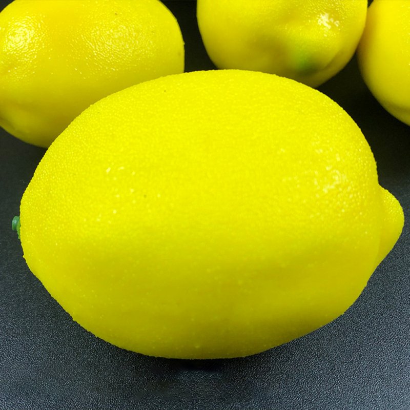 12pcs Artificial Fake Lemons Realistic Faux Fruits Photography Props 