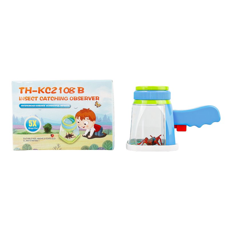 Insect Viewer Magnifying Glass for Children Students Animals Plants Observation Educational Toys for Kids