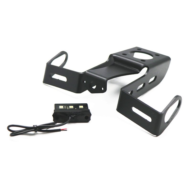 Motorcycle License Plate Frame Holder Bracket with Light For YAMAHA YZF R6 06-16 