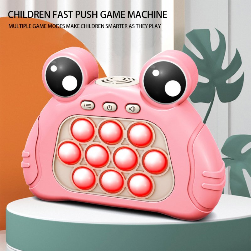 Pop Push Bubble Sensory Toys Whack-A-Mole Quick Press Bubble Game Machine With Music Stress Relief Toy For Kids Gifts 