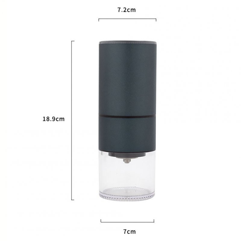 Portable Electric Coffee Grinder Adjustable Coarseness USB Rechargeable Stainless Steel Grinder Machine 
