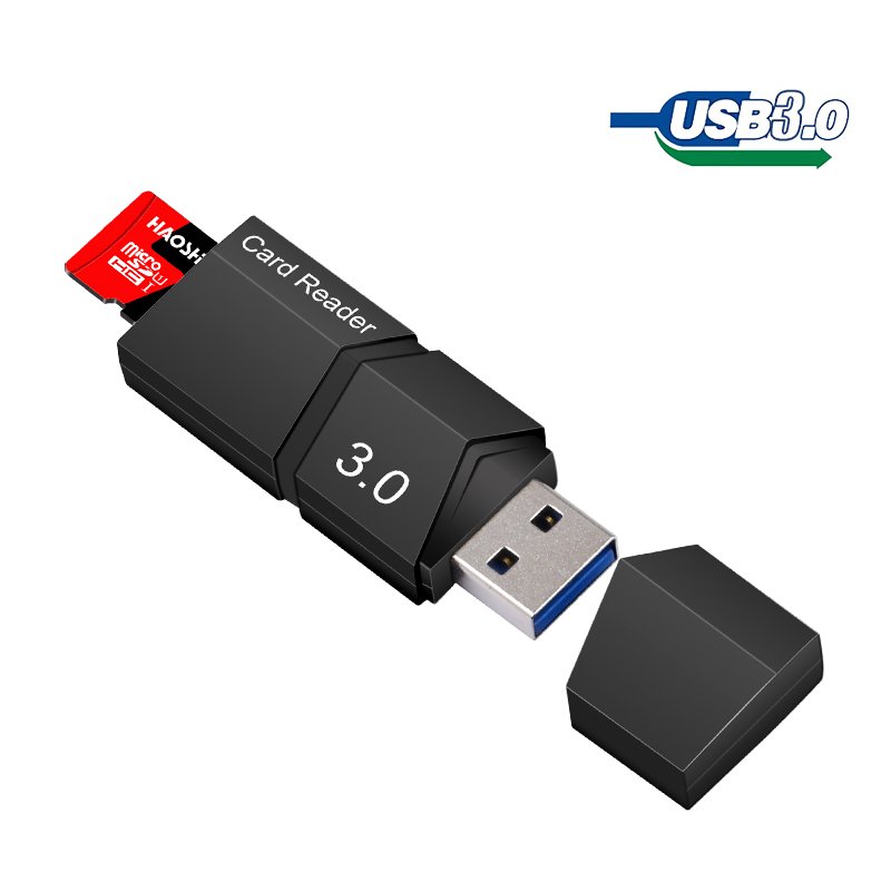 USB 3.0 Card Reader High Speed Read/Write for Micro SD Card 