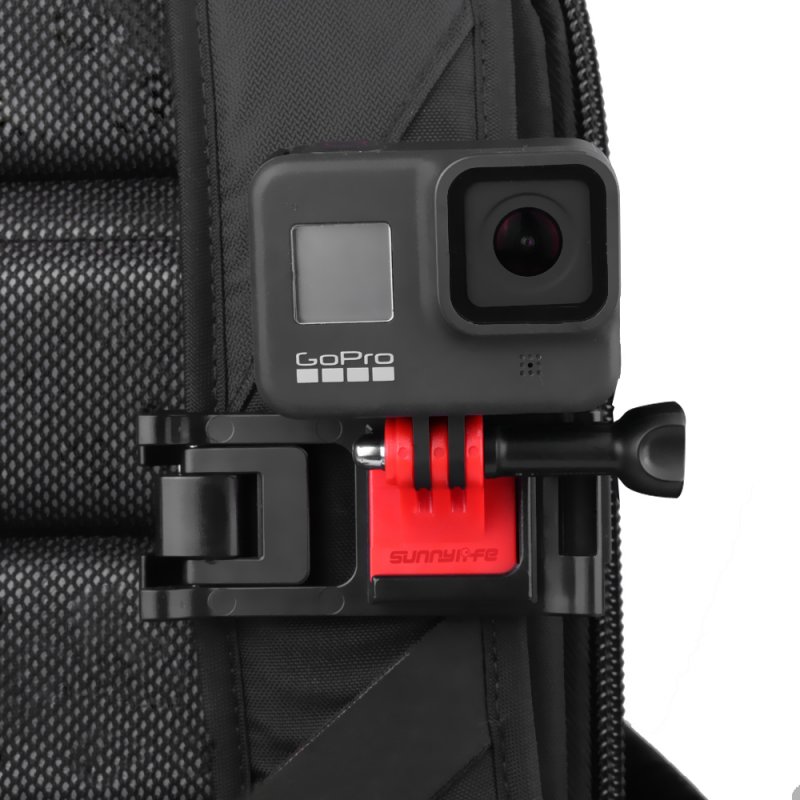 Universal Backpack Clamp Adjustable Clip Mount Knapsack Belt Camera Holder for GoPro Osmo Action Sports Camera Accessories 