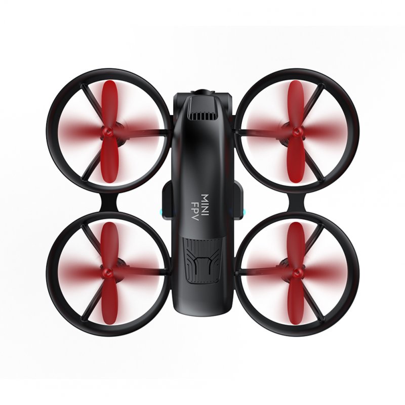 Kf615 Mini Drone 4k HD Dual Camera 2.4g Wifi Fpv Optical Cool Light Shooting RC Quda
