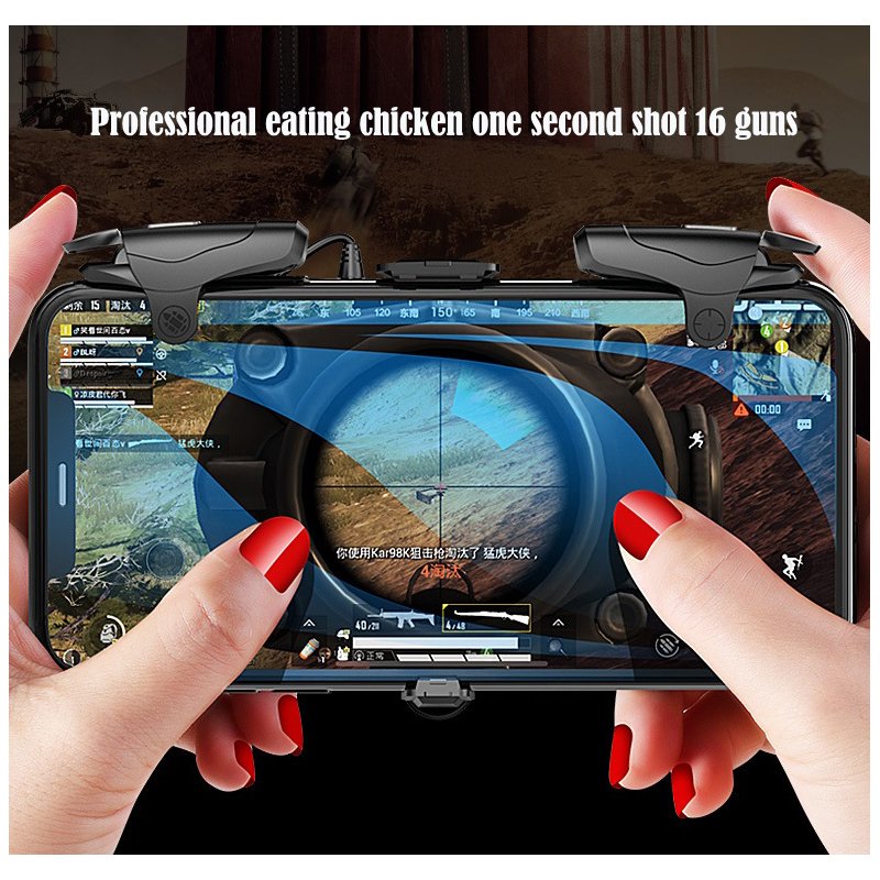 Phone Clip Handle Chicken Eating Artifact Per Second Game Metal Button for Jedi Survival 