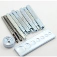 11PCS Punch Tool Snap Rivet Setter Base Kits