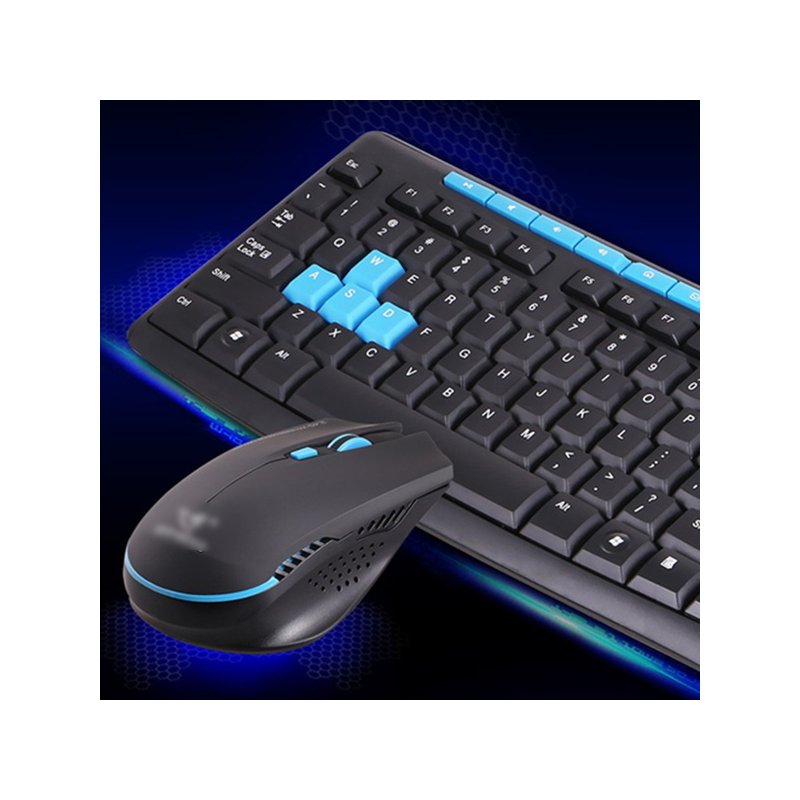 2.4G Wireless Gaming Gamer Keyboard Mouse Kit for Desktop Pc Laptop Hk3800 