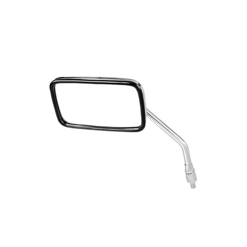 Motorcycle Chrome Rearview Side Mirrors Fashional Cool Square Shape Rear View Mirror