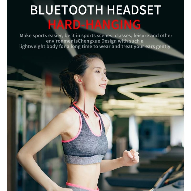 Q30 Wireless Headset Bluetooth 5.0 CSR Chip Low Power Stereo Sound Sports Neckband In-ear Earphone 