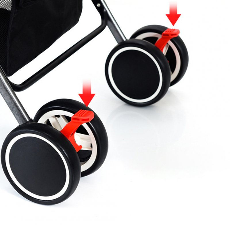 Baby Stroller Lightweight Foldable Two-way Shock Absorption Four-wheel Baby Carriage 