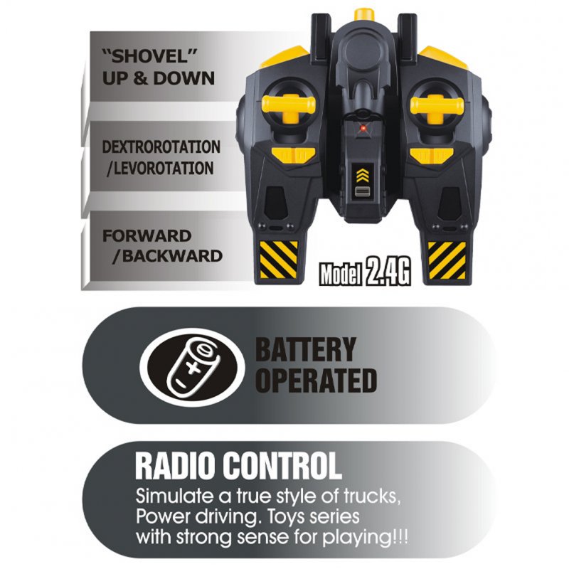 1:18 Children Simulation Electric Engineering Vehicle Toys 10-channel Remote Control Excavator Model 6810l