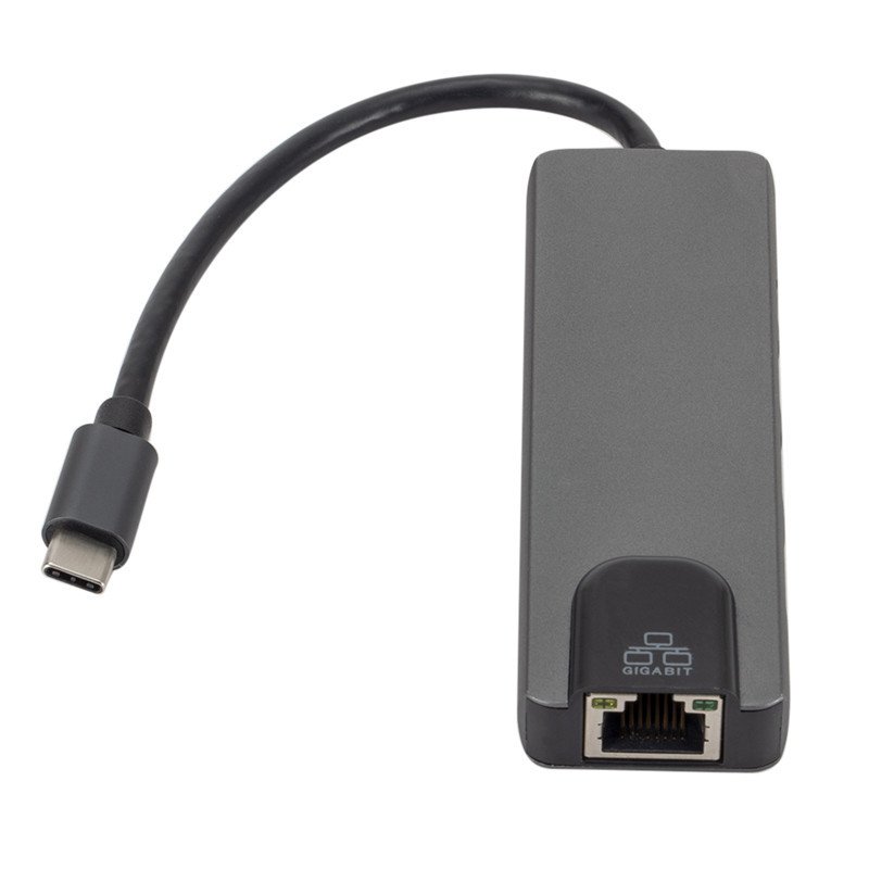 5 in 1 USB Type C Hub HDMI 4K USB C Hub to Gigabit Ethernet Rj45 Lan Adapter 